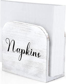 Whitewashed Napkin Holder