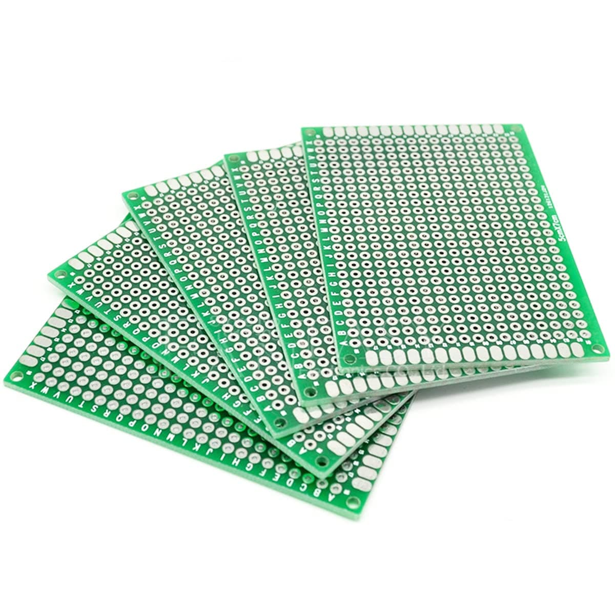 10pcs 5x7CM FR-4 Universal Breadboard Double Sided Prototype Boards Thickness 1.6mm