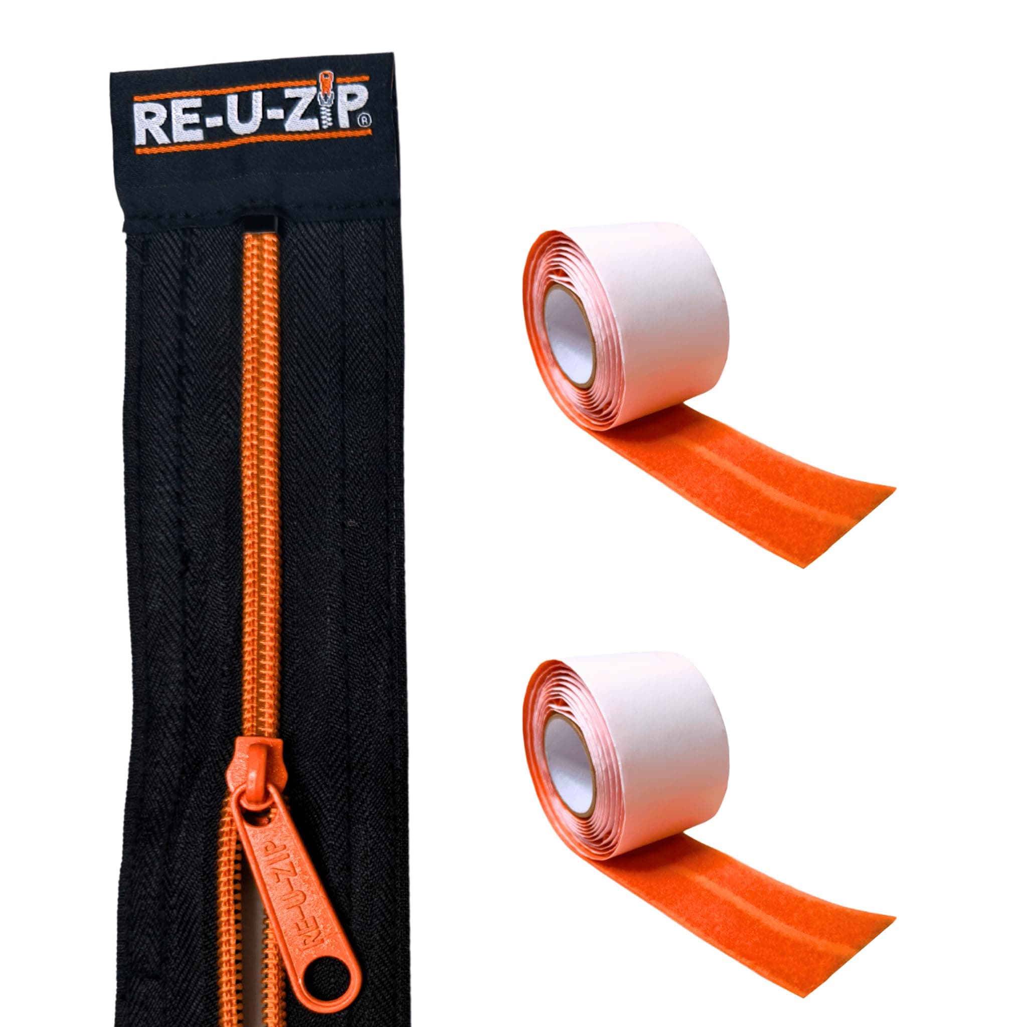 RE-U-ZIP® Reusable Dust Barrier Zipper | Fail-Safe™, Replaceable & Lockable | Cost-Effective for Single or Repeated Use | Starter KIT