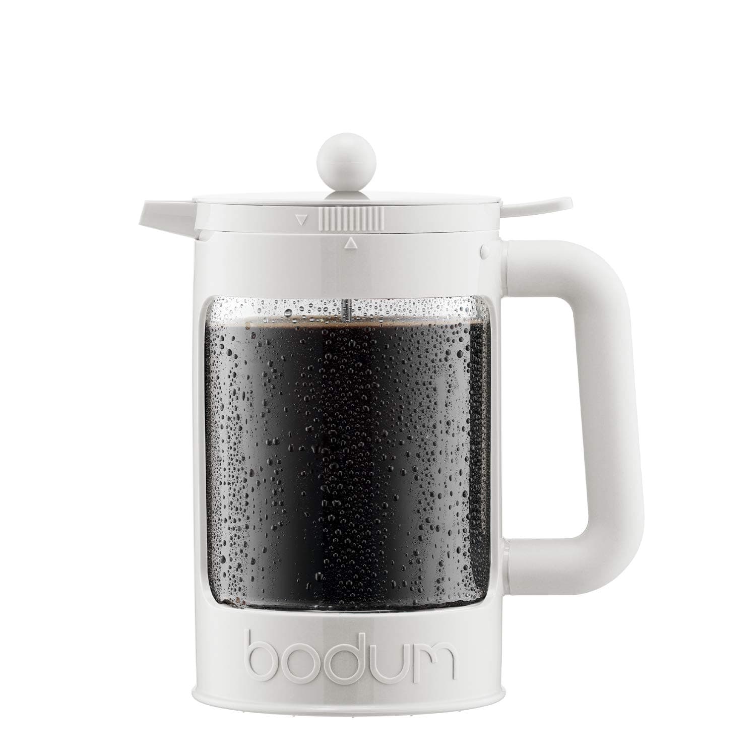 Bodum Bean Cold Brew Coffee Maker Set, 1.5 L/51 oz, White