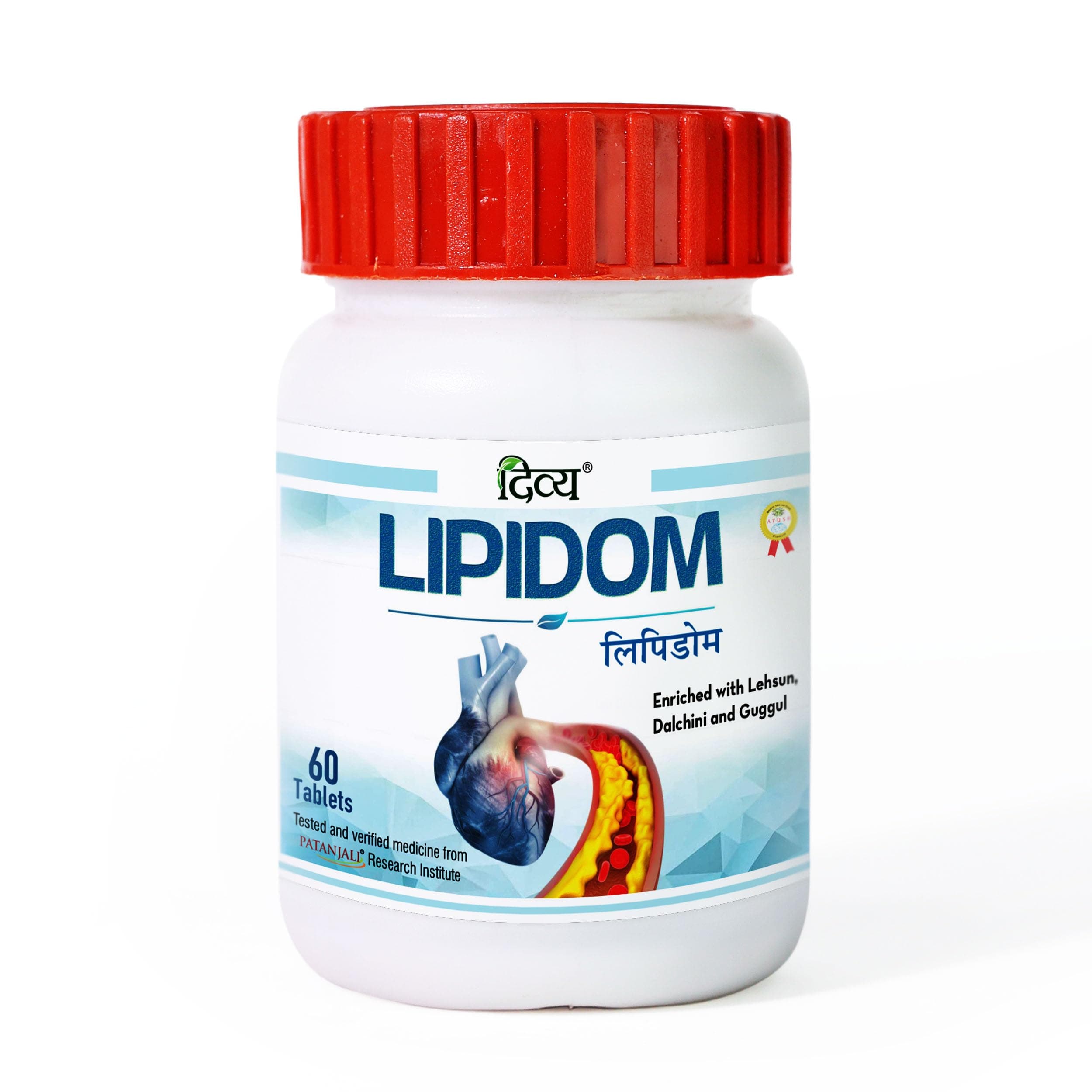 Divya Lipidom 60 Tablets - Pack of 1