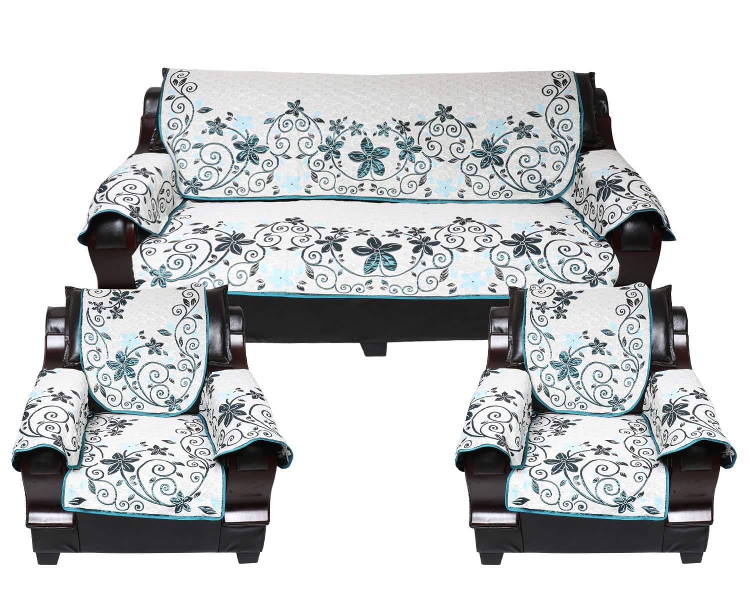 KINGLY Sofa Cover for 5 Seater with arm Product Code AX904