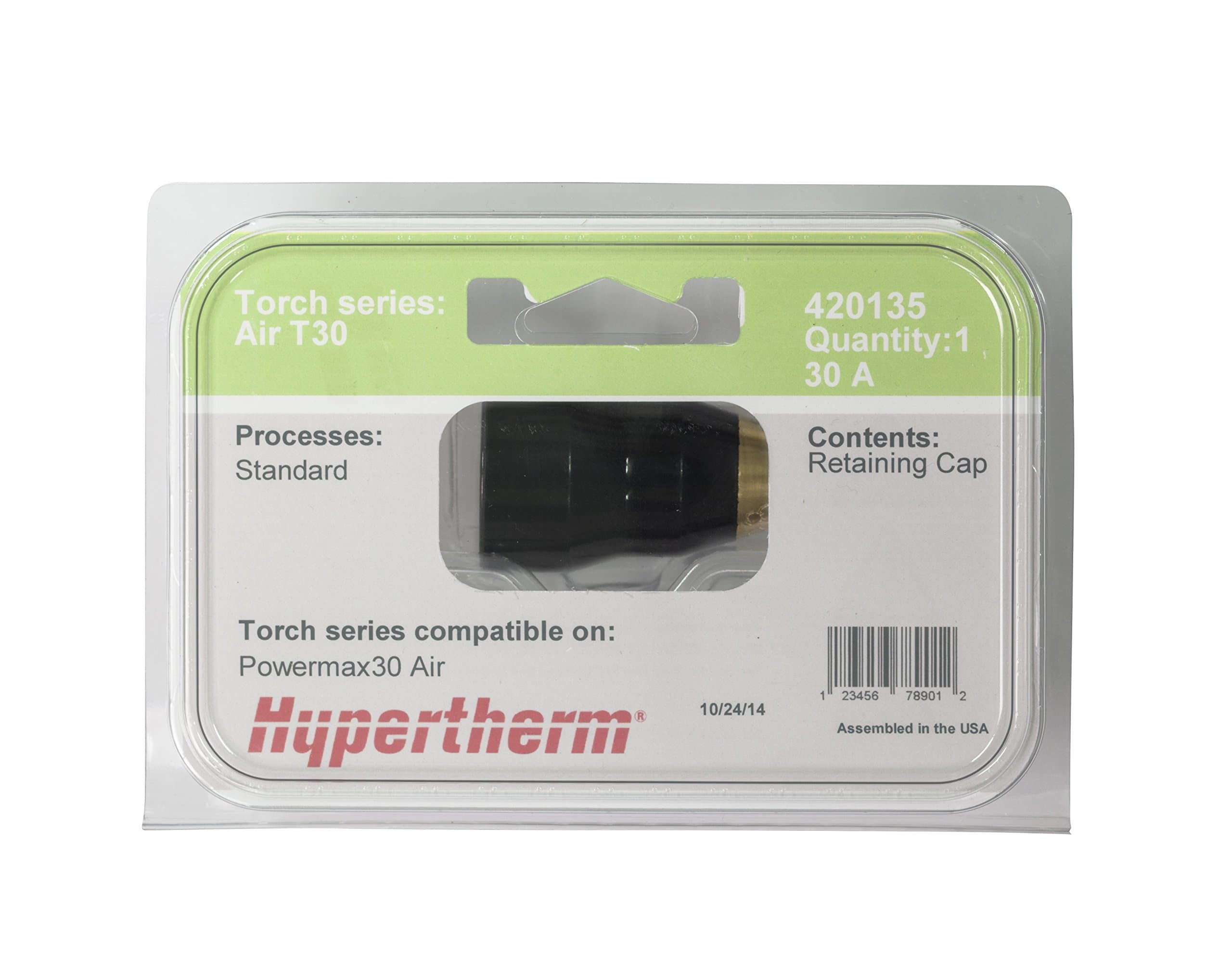 Hypertherm 420135 Cap for Air T30 Nozzle Retaining