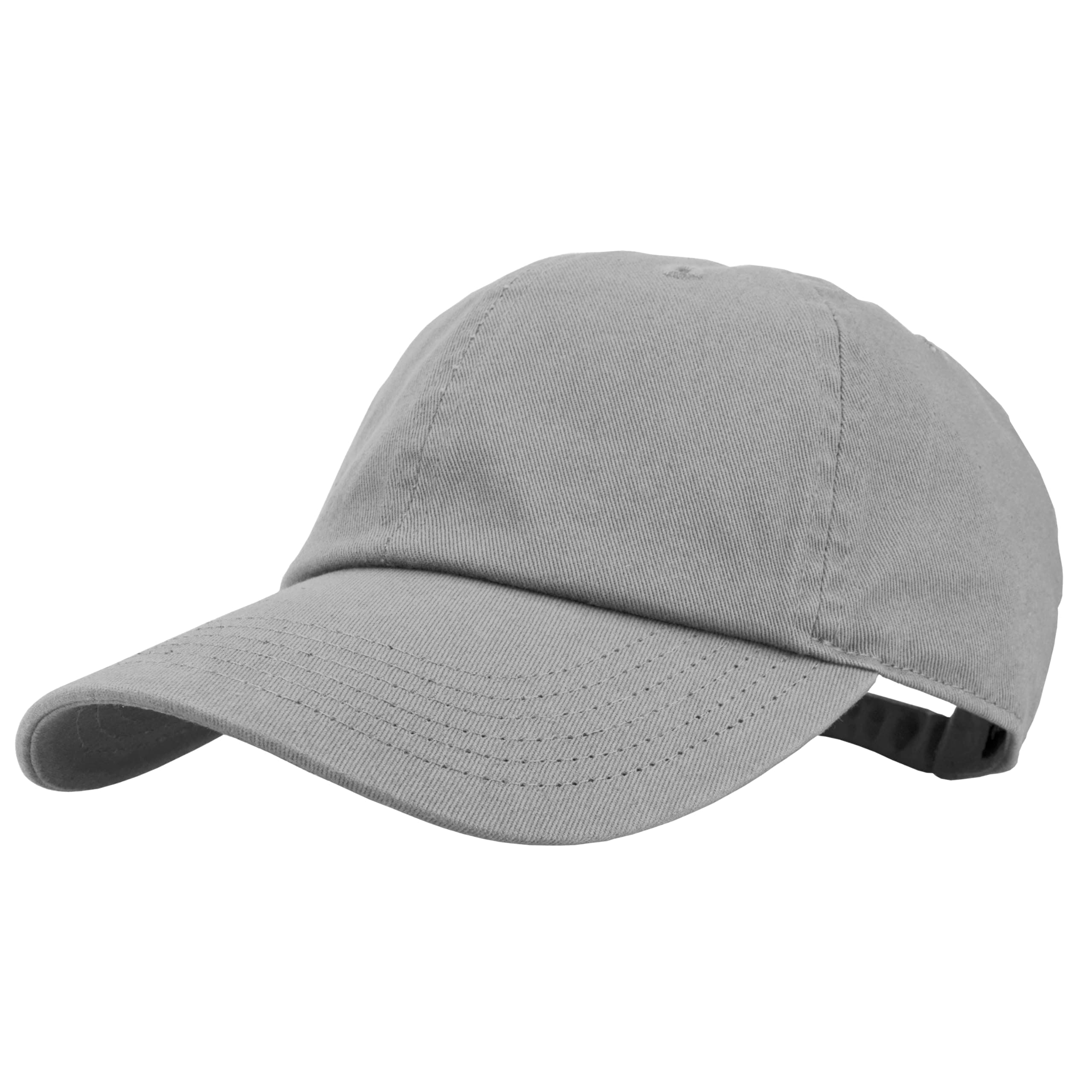 - Baseball Cap Dad Hat 100% Cotton Polo Style Plain Blank Adjustable Size.