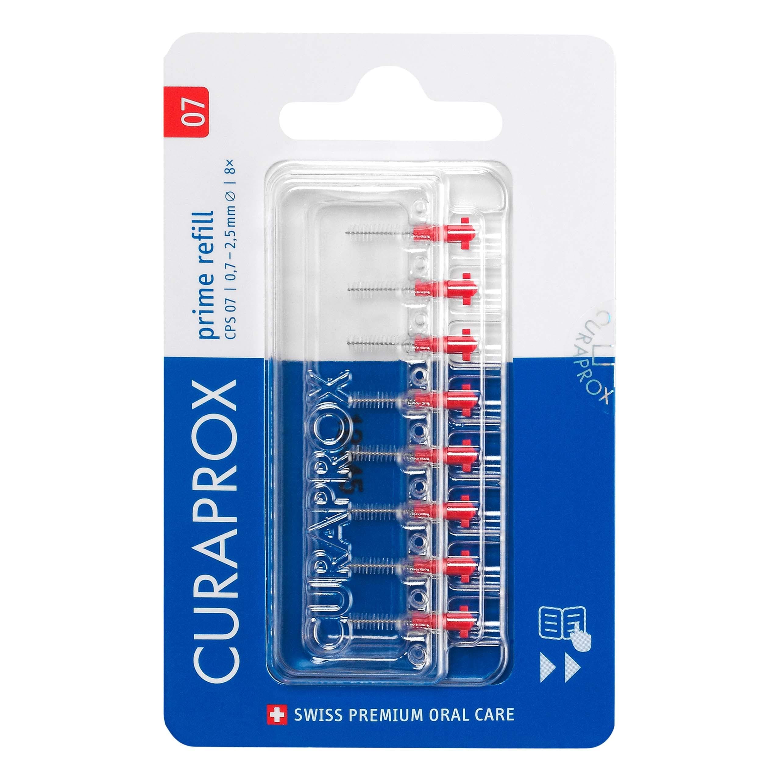 Claplex Interdental Brush CPS 07 (Red) 8 Refills
