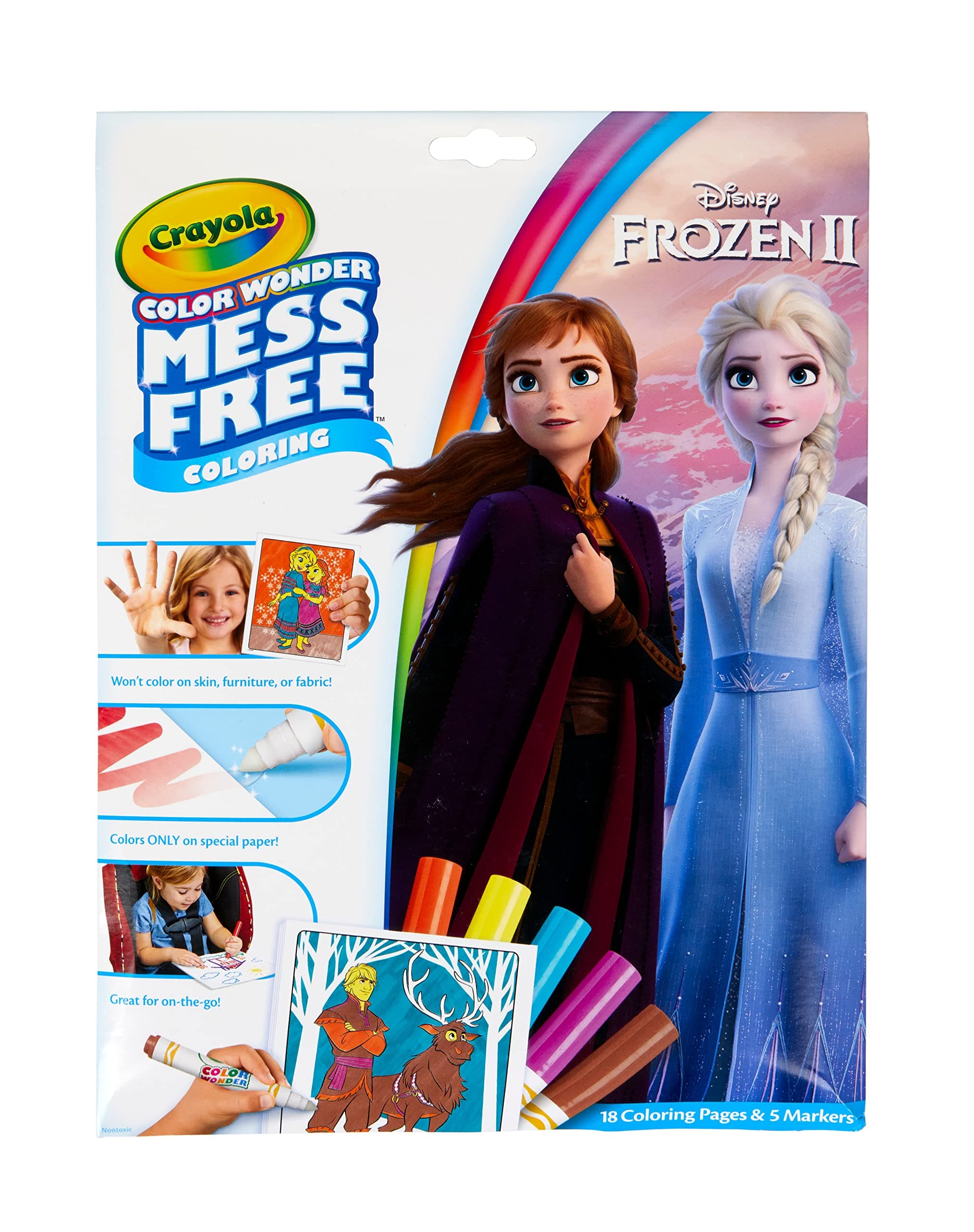 CRAYOLA COLORING PAD & MARKR FROZEN 2