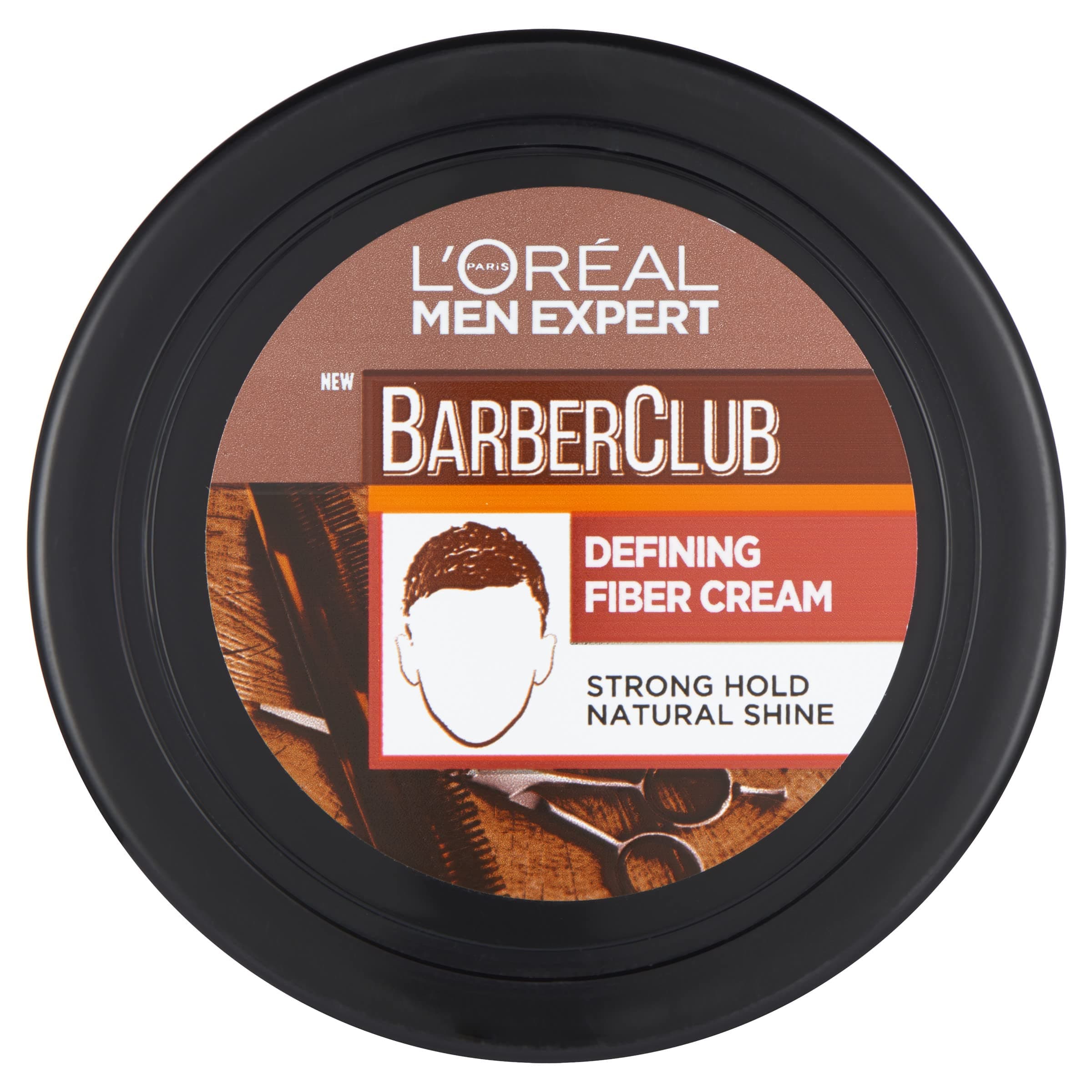 L’Oréal Paris men expert L'Oreal 's Hair Fiber Cream Barber Club Defining Fiber Cream, 75 ml
