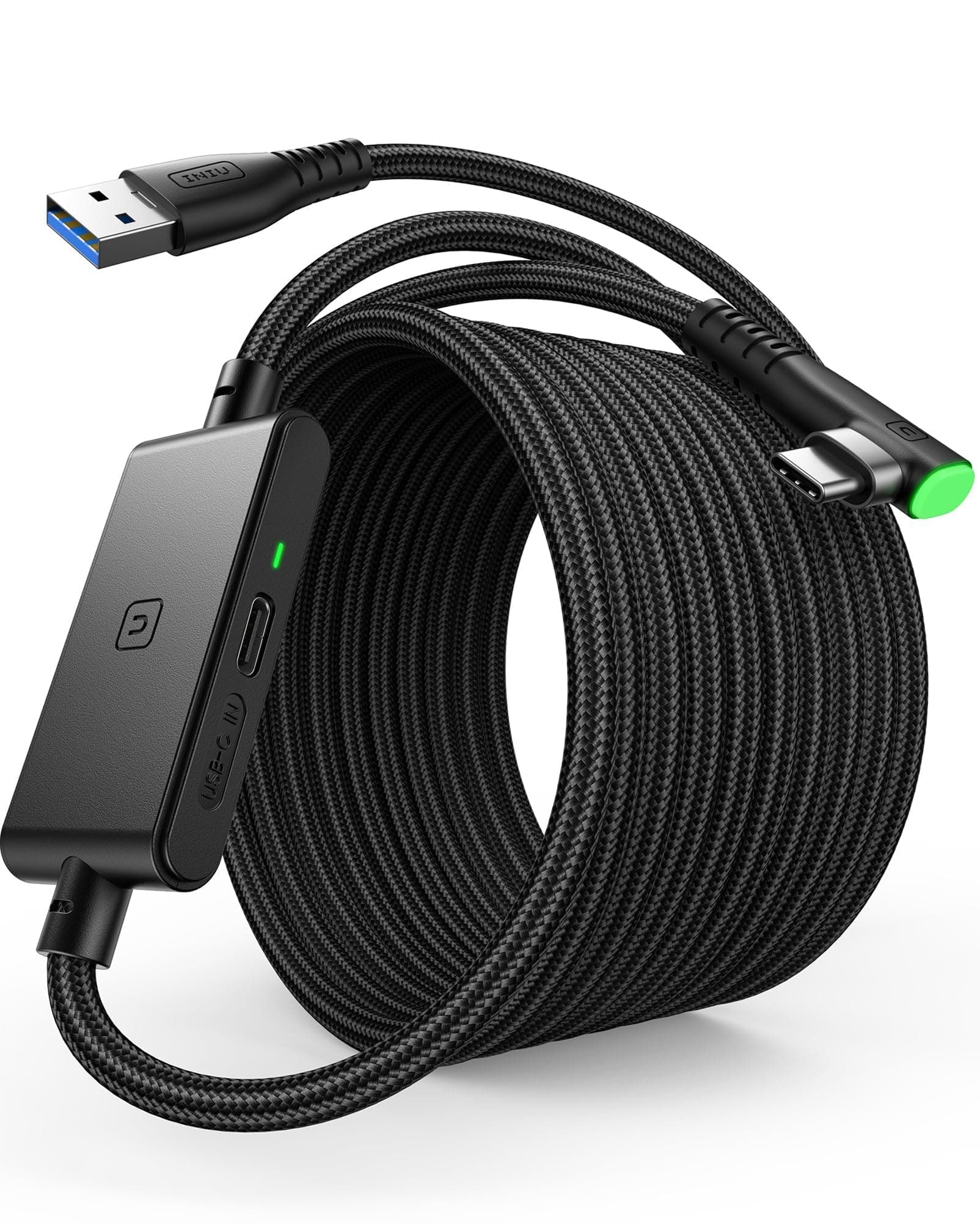INIU Link Cable for Meta Oculus Quest 2 Pico 4 and Gaming PC Steam VR Fast Charging