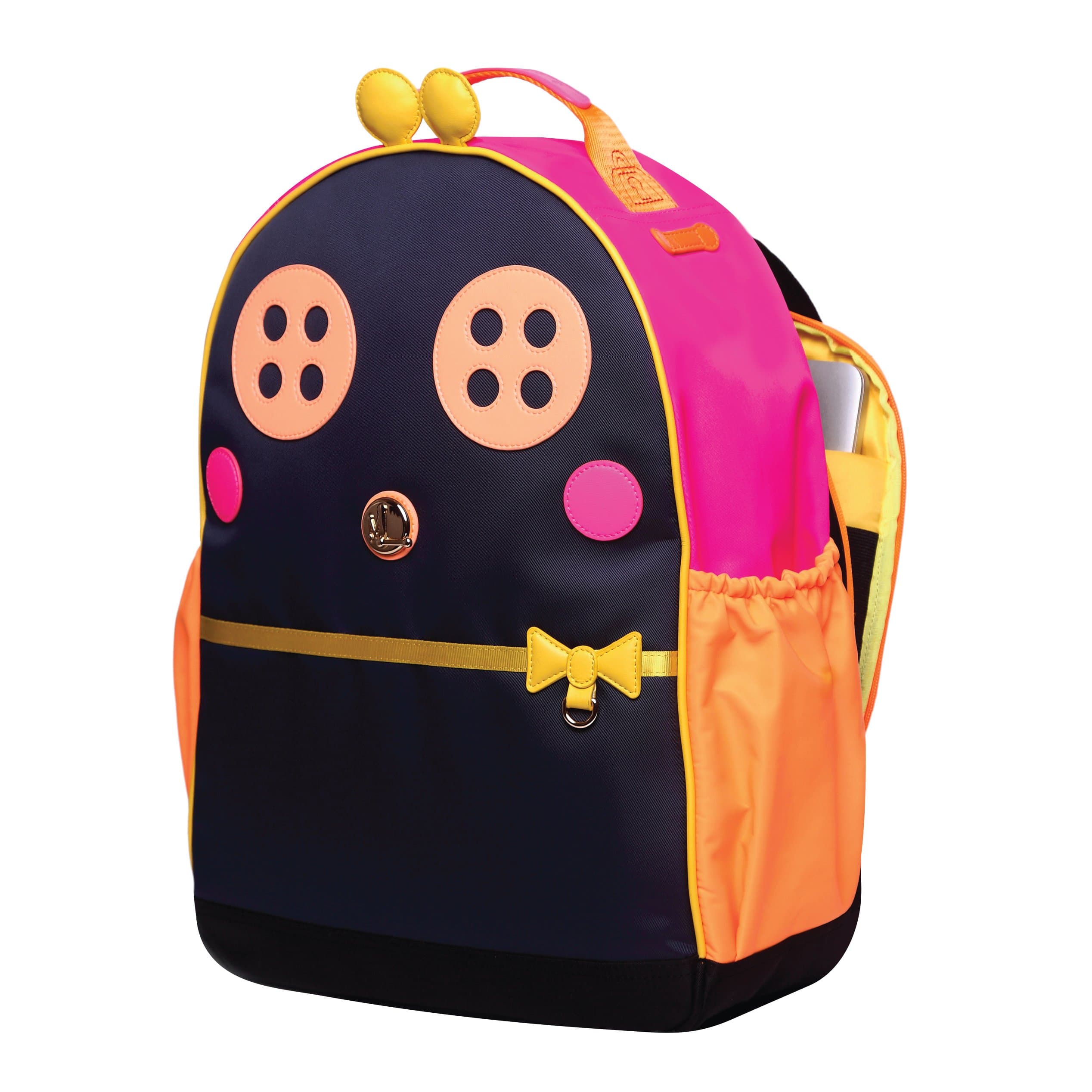 Miss Locker Cute Backpack w/Lock - Many Pockets - 15.6 inch Laptop Compartment - Women Teen Girls Cute College High Middle School Kids Travel Book Bag Shoulder Purse Holiday Graduation Birthday Gift