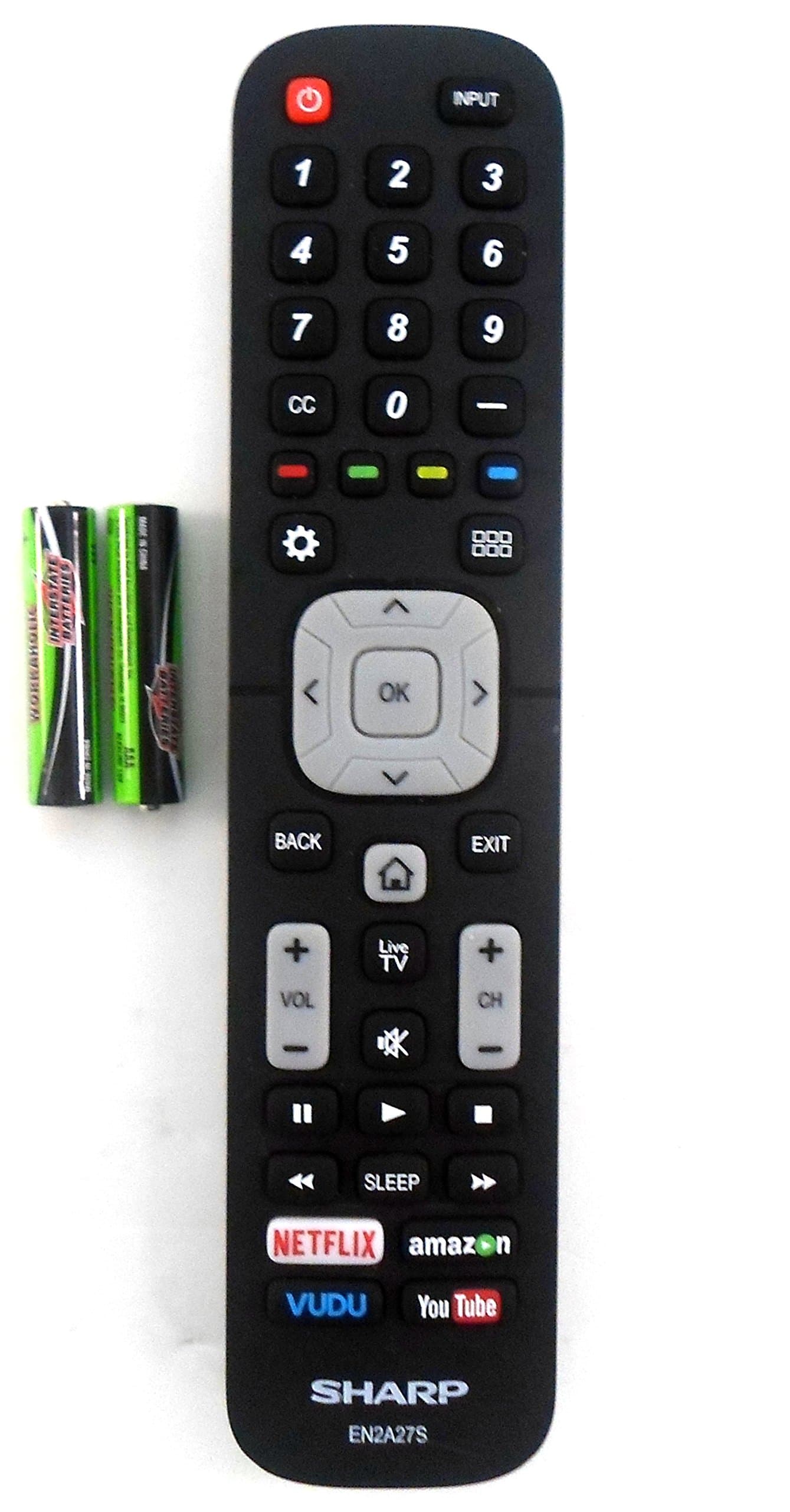 Sharp Original EN2A27S TV Remote Control For Smart LCD HDTV Televisions