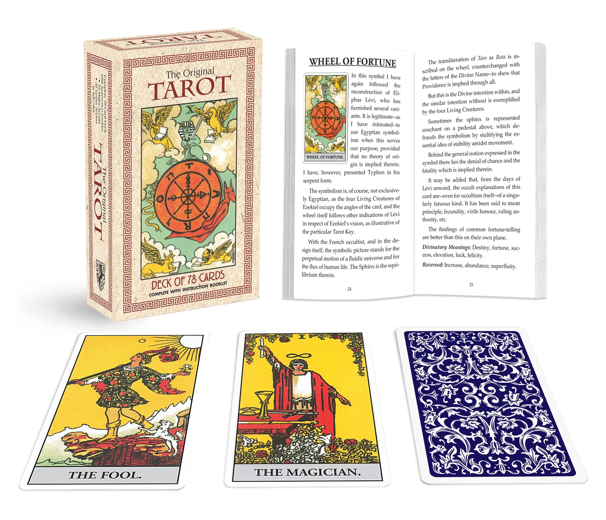 Original Tarot Cards Deck with Guidebook (Premium Edition)