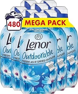 Outdoorable Fabric Conditioner 480 Washes (8x60), Spring Awakening - Ultra Concentrated Freshness