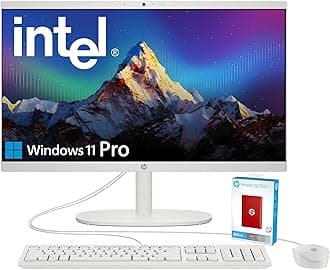 2025 22" FHD All-in-One Desktop Computer • The New Version for Everyday Use • Latest 13th Gen Intel Quad-Core CPU • 32GB DDR5 • 640GB Storage • HDMI • Type-C • Wi-Fi • HD Webcam • Win11 Pro