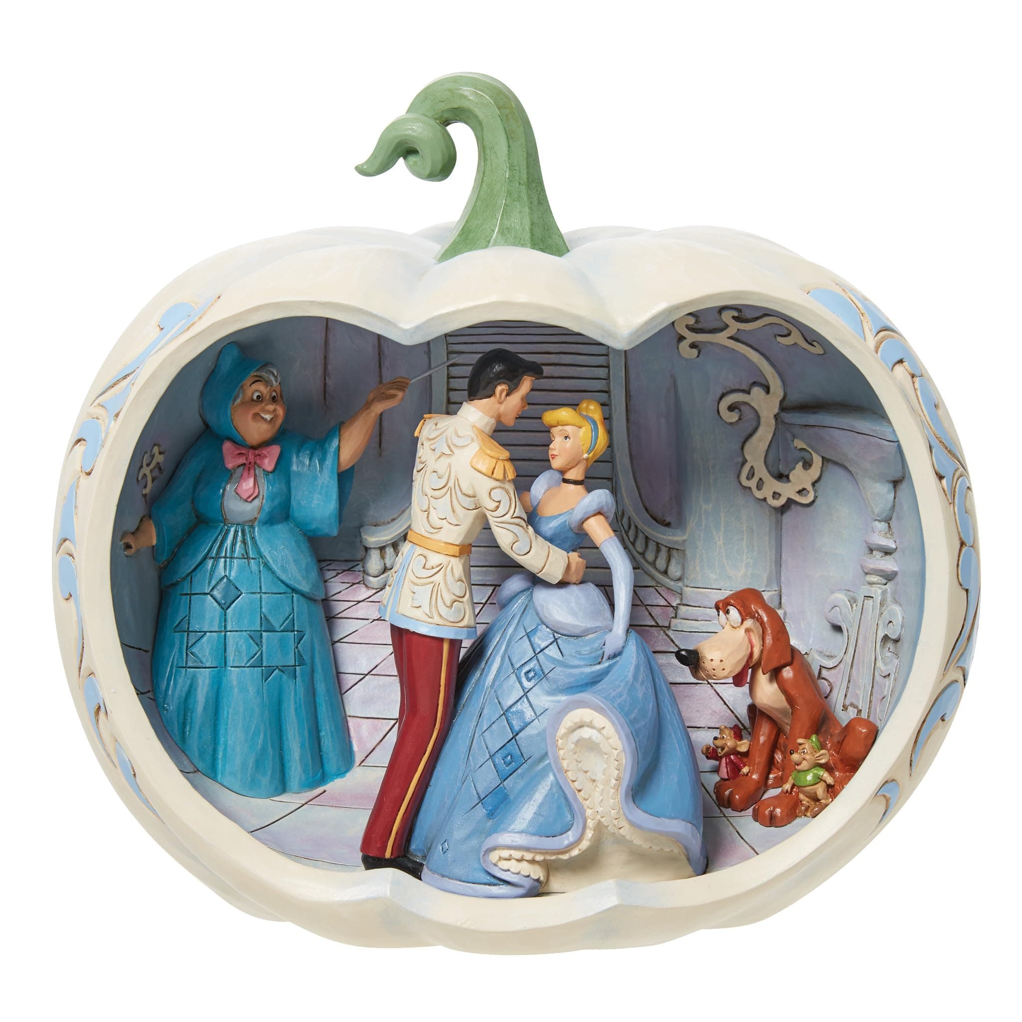 Disney Traditions - Cinderella Pumpkin Scene Statue