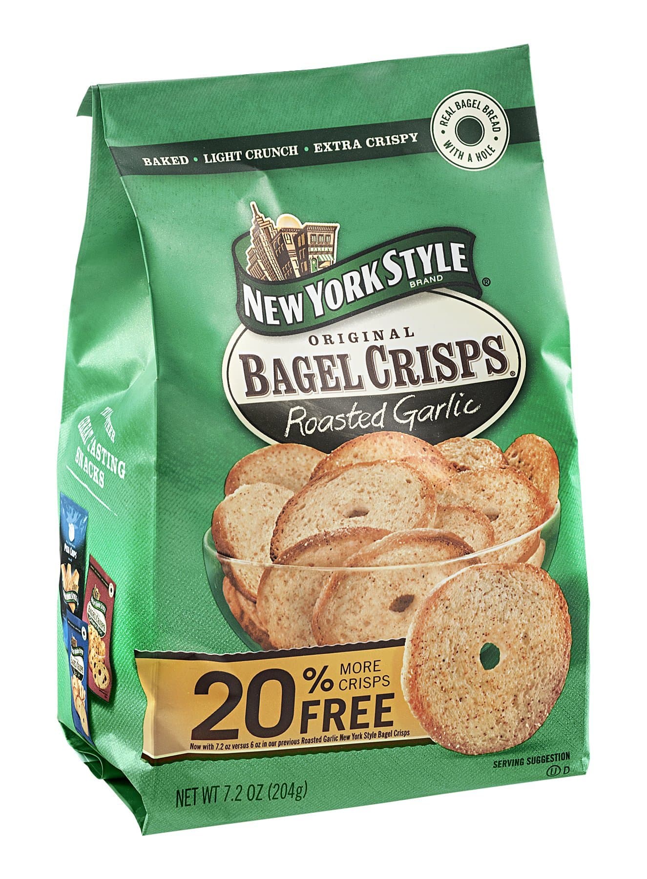 Chip Bagel Garlic -Pack of 12