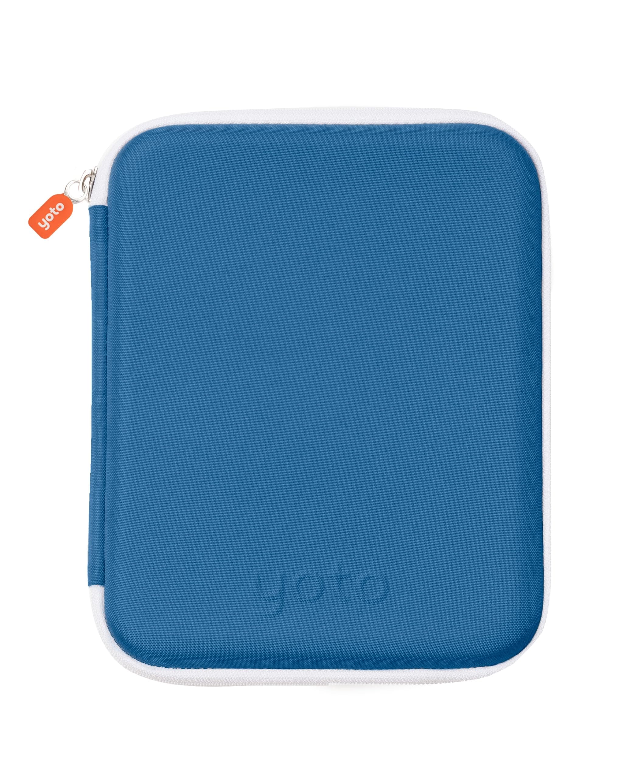 Card Case in Blue Bird – Kids Accessory, Soft Portable Folder with Zipper & 64 Pockets for Player & Mini Audiobook Cards, Card Binder Holder with Sleeves for Travel