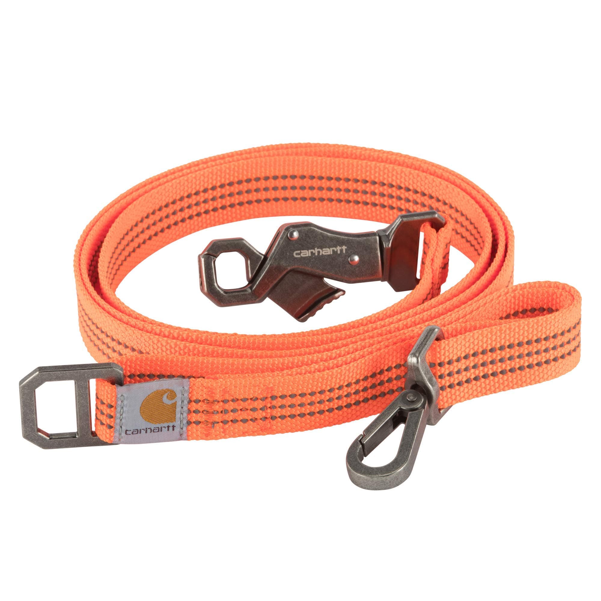 Carhartt Pet Durable Nylon Webbing Leashes for Dogs, Reflective Stitching for Visibility, Hunter Orange (Nylon Webbing), Large