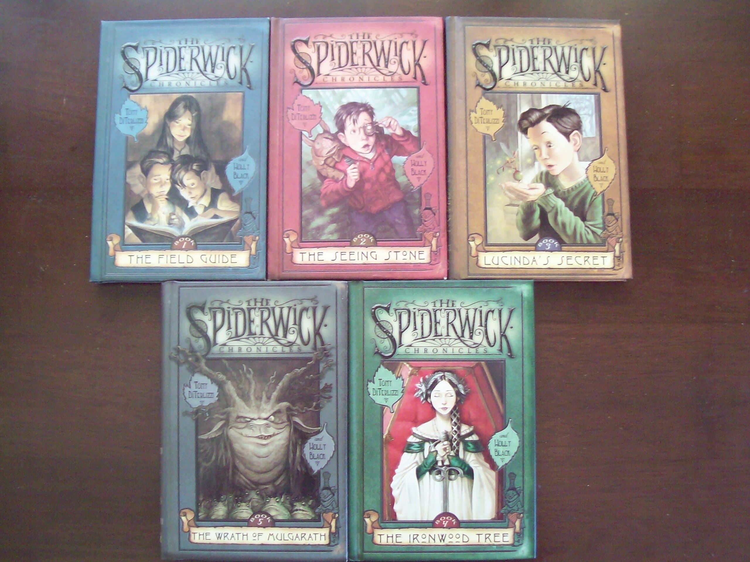 The Spiderwick Chronicles Series #1-5 (The Field Guide~The Seeing Stone~Lucinda's Secret~The Ironwood Tree~The Wrath of Mulgarath) Hardcover – January 1, 2003