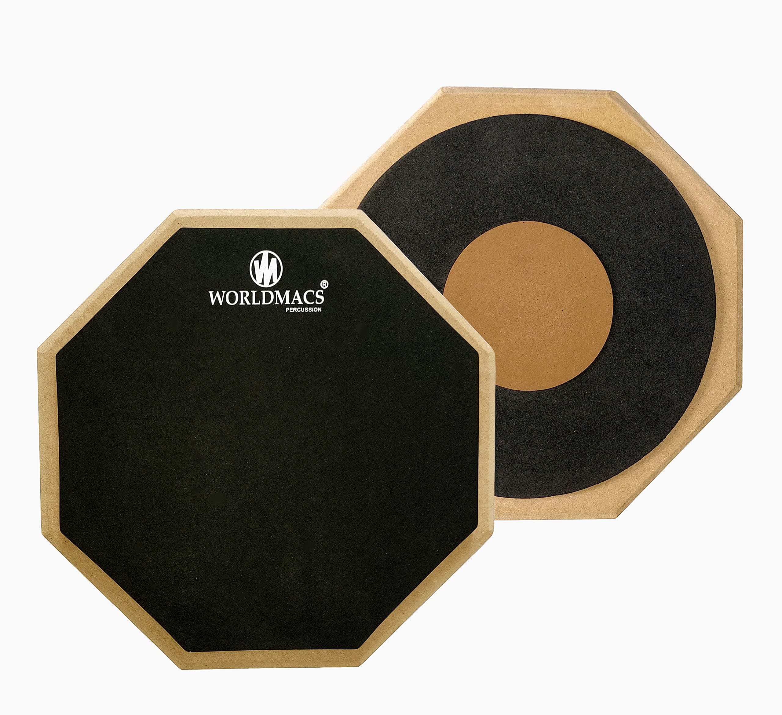 WORLDMACS 12 INCHES 2 SIDED DRUM PRACTICE PAD
